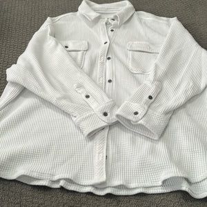 Aerie button down thermal overshirt